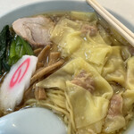 大弘軒 - ワンタン麺 ネギ抜き(大盛り)