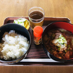 もつ煮一番 - ♪ランチもつ煮定食¥500