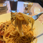 イタリアンダイニングDONA - ナポリ風ペスカトーレ１３３０円。生麺？のはずですが、生麺の欠点はほとんど感じられず、歯応え、食感がとても良かったです（╹◡╹）