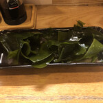 牛タンの笑や - 追加、三陸産ワカメ(半分) 