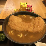 純愛うどん なでしこ - きつねジャンボカレー　あげ1枚　1,100円(税込)