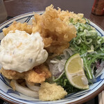 丸亀製麺 - タル鶏天ぶっかけ　690円