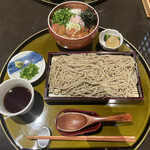 生そば 清助 - 真鯛の胡麻だれ利休丼十割蕎麦セット（税込 2,300円）