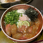 生そば 清助 - 真鯛の胡麻だれ利休丼十割蕎麦セット（税込 2,300円）