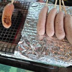 大観峰茶店 - 2022年5月　焼きフランク　400円