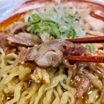 肉そば てノ字 - 絶品親鶏