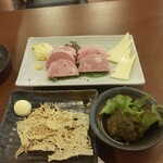 美濃樽 - 郡上ハム&チーズ、タタミイワシ、葉なんばん