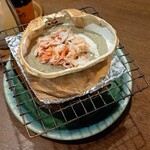居酒屋 くさち - かにみそ甲羅焼