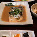 魚沼食堂 - サバの味噌煮込み定食