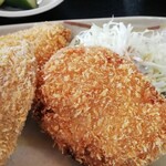 おさい家 - ミックスフライ!鰆、鯵、カレーコロッケ