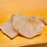 鮨 はしもと - 2022.8. 平貝と海松貝