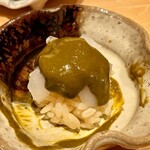 鮨 はしもと - 2022.8.  白烏賊と肝ソース