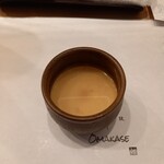 築地 すし Omakase - 蜆とムール貝の茶碗蒸し