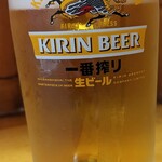 松のぶ - 生ビール