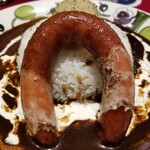 ピラミッド - 国産無塩せきソーセージのカレー＋キーマルー