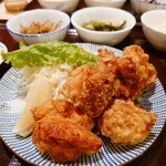 さち福やCAFE - 鶏のこんがり黄金唐揚定食