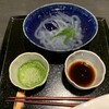 甘味処 金花糖 - くずきり(黒みつ・抹茶みつ)、850円