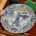 料理屋そうびき - 呉須の古染付