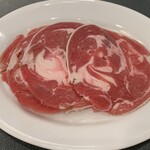 アサヒビール園 白石 はまなす館 - ラムロールジンギスカン 肉のみ(150g)、950円
