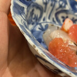 料理屋そうびき - 古染付向付　フチが特徴的