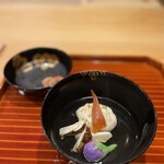 料理屋そうびき - 松茸と伊勢海老真薯