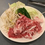 Asahi Biruen Shiroishi Hamanasukan - 特選ラム肉ジンギスカン 肉・野菜セット、1,230円×2
