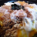 かつ廣のかつどん - かつ丼アップ