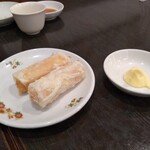 菜香新館 - お店HP一押し海老ウエハース揚げ