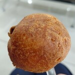 美幌峠レストハウス - フォークに刺さっていて食べやすい