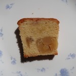 栗のいえ - 和栗のパウンドケーキ　断面