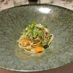 リストランテ カノフィーロ - サンマとフィノッキオのアーリオオーリオ　スパゲッティ