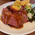 グレイビーソース - ハワイアンローストビーフプレート　¥1,100