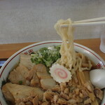 喜多方ラーメン 天高盛 - らーめん大盛（麺）