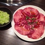 Yakiniku Jugen - ネギ塩牛タン590円（確か）