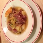 イベリコ豚とじゃがいものスープ仕立て