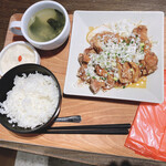 haotsu-chuukaryouri - 油淋鶏定食900円税込