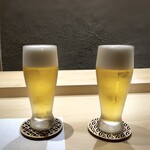Sushi Matsuura - ◆ビール(770円：税込）・・ドリンクメニューがあり金額が記載されているのは嬉しい。