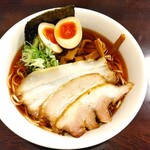 なかた屋 - 煮干中華そば(中)煮玉子はクーポンで。