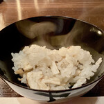 たでの葉 - ほっかほかの松茸ご飯は、勿論お代わりいただきました♪