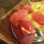 BLISS - 【（週替りスペシャルランチメニュー）オムカリー】フレッシュトマト...