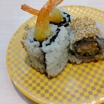 魚べい - 海老天巻き❗️一番美味しかったです➰(o^∀^o)