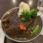 トマト - ビーフタンカレー 季節の野菜入り