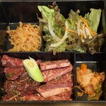 長春館 - ミックス定食　肉大盛