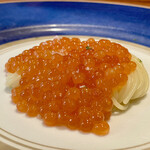 蒼 - 北海道 知床より 新いくらの冷製フェデリーニ
      銚子の蛤の出汁を吸ったフェデリーニ、表現の仕方がわかりませんねこんなに美味しいと！
      シンプルながら手の掛けようからの美味しさは堪りません！