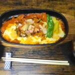 Oshokujidokoro Danranbiyori - 秋ナスのトマトとチーズソースのハンバーグ