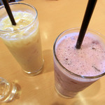 フルーツカフェ ポンポン - ＜4月＞ブルーベリージュース、ミックスジュース