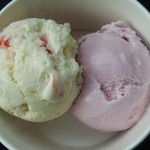 サーティワンアイスクリーム - 料理写真:バースデーケーキ＆バーガンディチェリー