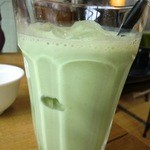 cafe茨木湯 - アイス抹茶オレ　４５０円