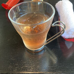 月の花 梟 - 宿に着いてハーブティーを飲みながら記帳