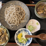 Teuchi Soba Komatsuya - 鴨汁舞茸天ぷら蕎麦御膳